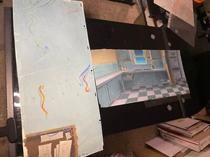Disney Animation cel PAN backgrounds BRAVE LITTLE TOASTER production art cels X2 - Picture 1 of 6