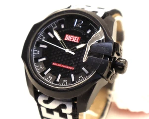 Diezel DZ4653 Baby Chief solar-powered black rpet watch #75 - Picture 1 of 18
