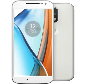 Motorola Moto G4 16GB Android Smartphone Mobile -White (Unlocked) - Picture 1 of 2