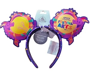 Disney Parks Epcot's Festival of the Arts Figment Headband Loungefly NEW - Picture 1 of 3