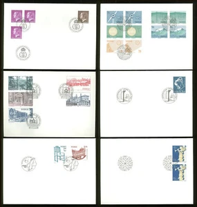 Sweden AA83m 6 FDC 1980 Christmas Architecture Below face - Picture 1 of 3