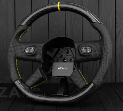 Volante personalizado de fibra de carbono Chevrolet SSR SS 2003 2004 2005 2006 Foto 1 de 4