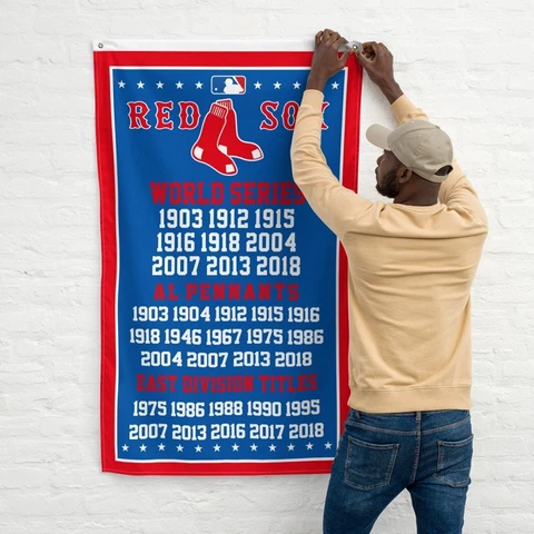Premium Flag Boston Red Sox 3x5 ft Banner MLB Baseball World Series Champions Cover