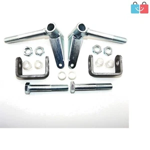 Durable Alloy Steel Go Kart Spindle Set 4.5" x 5/8" with Complete Assembly Kit - Picture 1 of 2