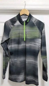 Camiseta deportiva Nike Pro Dri Fit para mujer grande multicolor manga larga 1/4 cremallera logotipo - Imagen 1 de 9