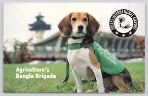 Postal Agriculture's Beagle Brigade Dog Dulles International Airport DC - Imagen 1 de 2
