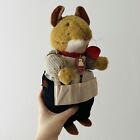 Brambly Hedge Mr. Apple Mouse Soft Plush Teddy Bear Toy Golden Bear 1986 Vintage