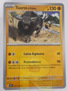 Tauros di Paldea ® Scintille Folgoranti 101/191 ® Non Comune ® Italiano - Picture 1 of 1