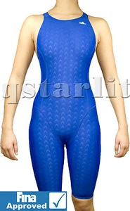 FINA Approved Girls Women Racing Competition Kneesuit Kneeskin Swimwear 24 - 36 - Picture 1 of 2
