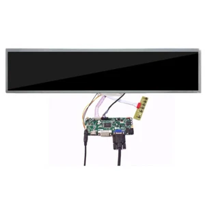 28 Inch 1920x360 IPS 60Hz Display Bar LCD + HD MI DVI VGA LCD Controller Board - Picture 1 of 3