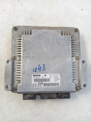 0281011031 BOSCH EDC15C2 9646719080 CENTRALINA MOTORE FIAT ULYSSE 2.0 JTD 80 KW - Immagine 1 di 4