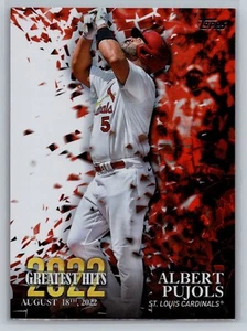 2023 Topps Series 1 2022 Greatest Hits #22GH-17 Albert Pujols - Picture 1 of 2