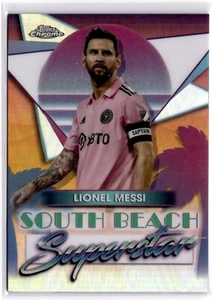 Lionel Messi 2024 Topps Chrome MLS Mania South Beach #SB-6 Inter Miami - Picture 1 of 2