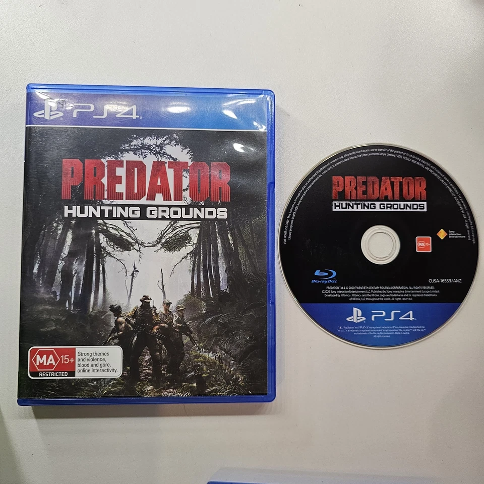 Predator: Hunting Grounds PS4 Playstation 4 PAL  Tested & Working Free Post  - Image 1 of 1