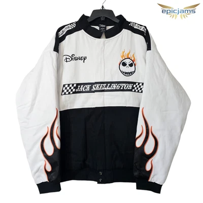 Disney Pesadilla Antes de Navidad Jack Skellington Calabaza Carreras Chaqueta Talla L Foto 1 de 4