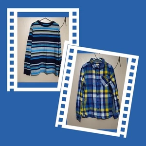 Lot Of 2 Boy's Cat & Jack Shirts *Size* 8-10 - Picture 1 of 3