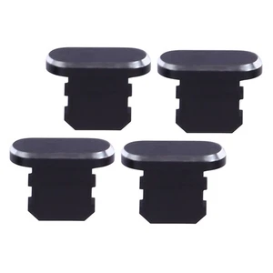 4 Pcs Dust Plugs Metall USB -Lochstopfen Ladeanschluss Staubschutz - Photo 1 sur 12