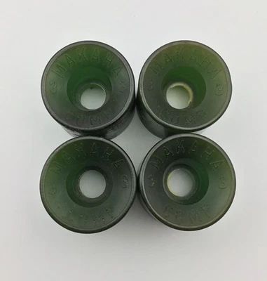  Ruedas de skateboarding longboard verde Makaha Comp 3 - usadas de colección Foto 1 de 4