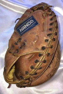 Baseball Catchers Mitt Handd 8300 Steerhide Super Grip Pocket Small Vintage - Picture 1 of 8