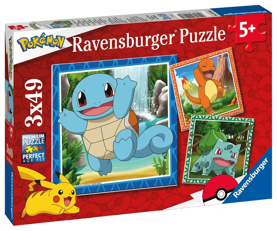 Jigsaw Puzzle Ravensburger 5586 Pokemon Assorted