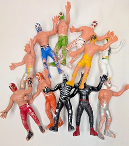 Vintage Mexican Wrestling Figuren LUCHO LIBRE x11 - Bild 1 von 8
