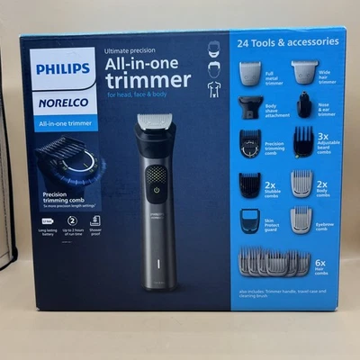 Philips Norelco Multigroom Ultimate Precision All-in-one Wet/Dry Trimmer MG9525 - Image 1 of 3