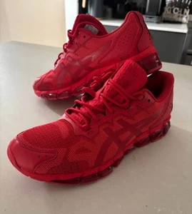 Size 10- ASICS Gel Quantum 360 6 Monochrome - Classic Red - Picture 1 of 1