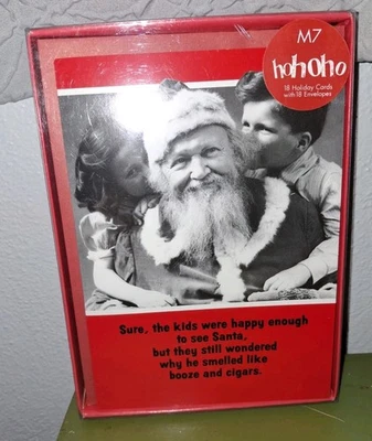 Christmas Cards Boxed with Envelopes, 18 Funny Christmas Cards - Image 1 of 2