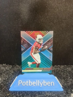 2022 Panini XR - Marquise Brown #13 Teal /49 - Image 1 of 3