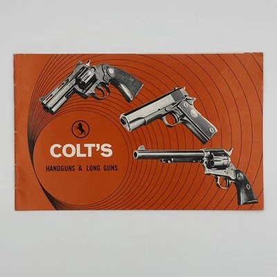 Colt's Handguns & Long Guns Catalog 1970 Vintage Original Reference Guide EUC - Image 1 of 4