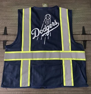 ⚾️ 🦺LOS ANGELES DODGES WORK SAFETY VEST PPE W/WHITE LOGO M/L/XL/2XL - Picture 1 of 2