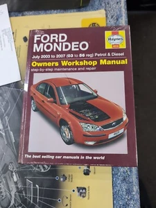 Ford Mondeo Petrol & Diesel (July 03 - 07) Haynes Repair Manual - Picture 1 of 2