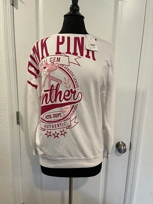 Sudadera blanca para mujer Pink Panther talla XS nueva con etiquetas Foto 1 de 4