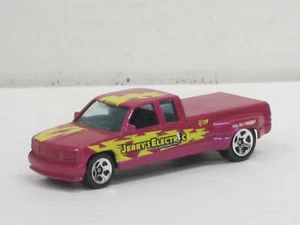Chevrolet C 3500 Pick-Up Customized lila + Dekor, ohne OVP, Hot Wheels, ca. 1:64 - Bild 1 von 3