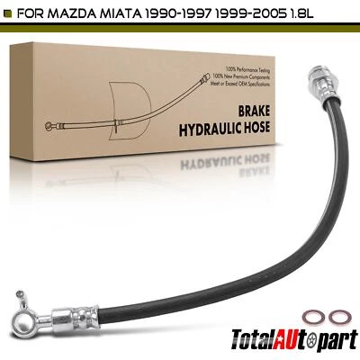 Manguera hidráulica de freno para Mazda Miata 1990-1997 1999-2005 1,6 L 1,8 L delantera izquierda Foto 1 de 4