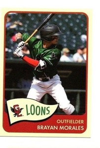 Brayan Morales 2018 Great Lakes Loons team set card Ponce Pr Hillsborough CC