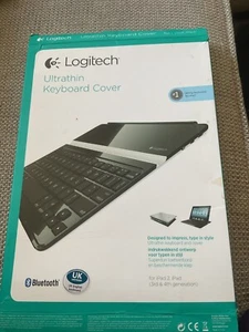 Logitech Ultrathin Black Keyboard Cover for ipad, iPad 2 (3rd & 4th generation) - Picture 1 of 3
