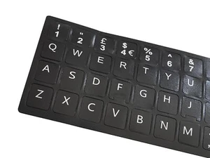 UK - Tastaturaufkleber Black Matt 48 Tasten kompatibel für IBM ThinkPad T42, T43 - Bild 1 von 7