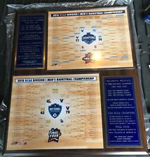 Villanova plaque 2016 & 2018 NCAA Champions