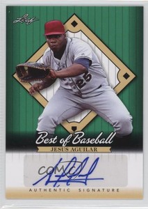 2013 Leaf Best of Baseball Auto Jesus Aguilar #A-JA1 Auto
