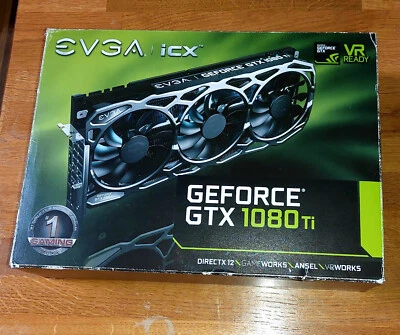 EVGA GeForce GTX 1080 11GB TI FTW3 Graphics Card x 2 - Image 1 of 3