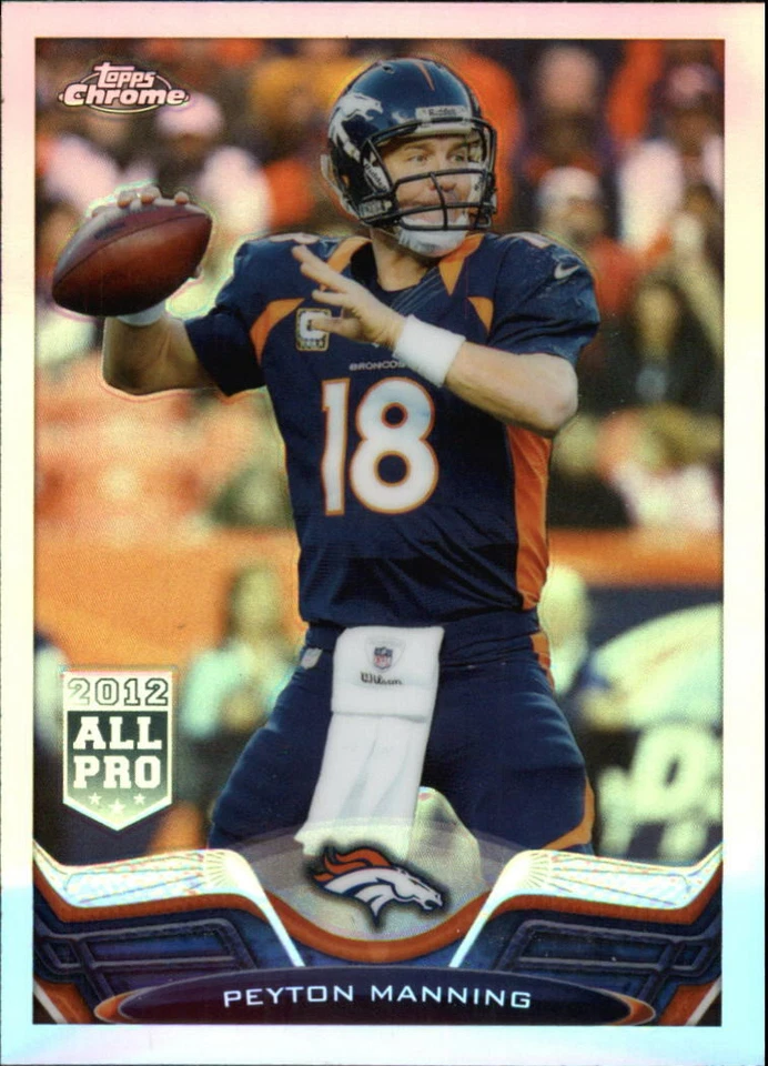 2013 Topps Chrome Football Part 2 Parallel Regular Refractors Cards #1 to #220 - Image 1 of 1