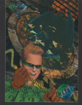 Batman Forever Metal #44 Which Came First 1995 DC FLEER - Image 1 of 2