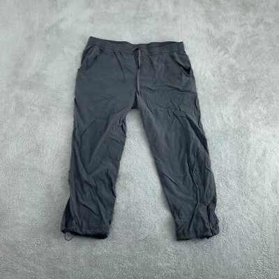 Pantalones ligeros Eddie Bauer para mujer talla 12 gris nailon/spandex 3426 Foto 1 de 4