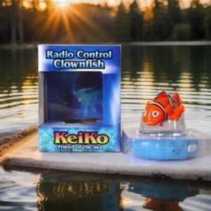Keiko ClownFish R/C Water Fish RC Toy W/Remote Control Orange - Picture 1 of 5