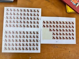 1 Cent American Kestrel Stamps 147 Postage 2 Full Sheets USPS 1991 Vintage Bird - Picture 1 of 3