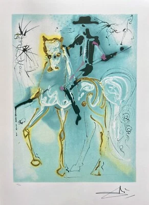 Arte litográfico de caballos dalineanos firmados por Salvador Dalí PICADOR edición limitada Foto 1 de 4