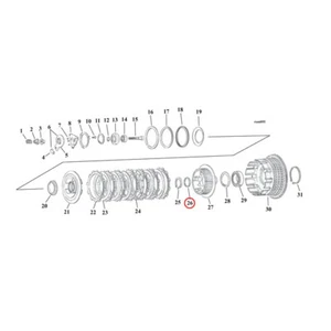 Distanzscheibe Kupplungsnabe für Harley Davidson XL 84/90 - Bild 1 von 1