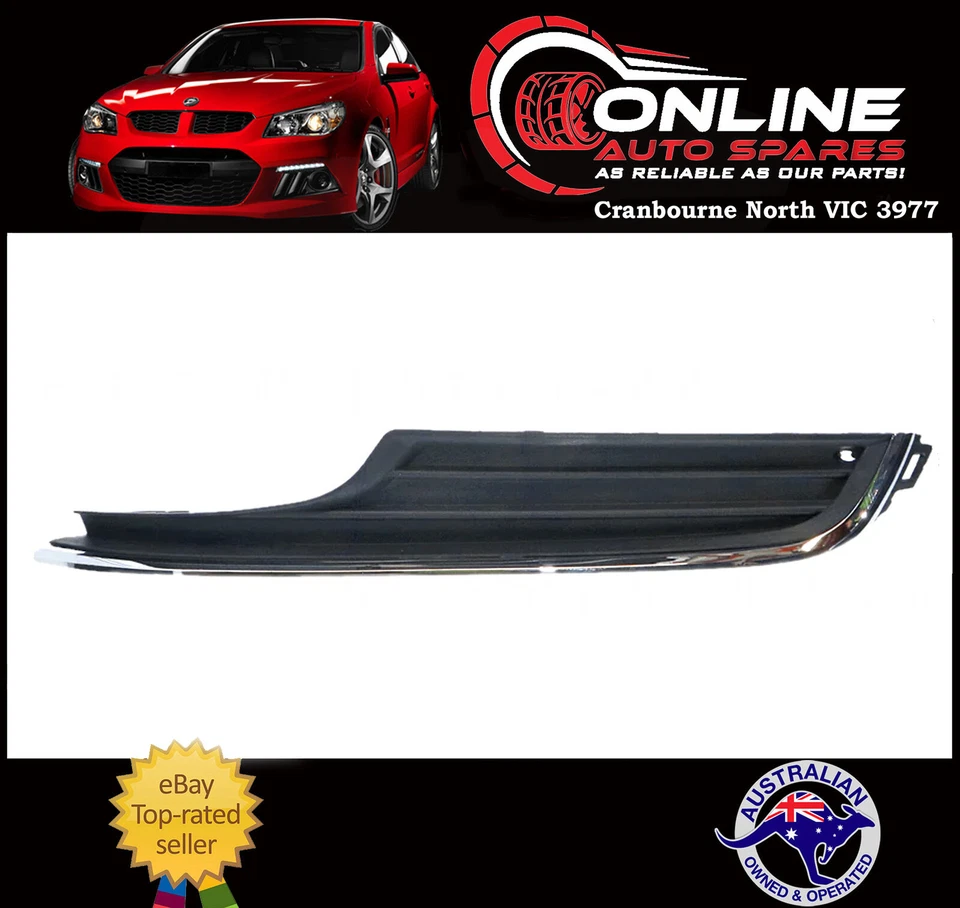 Front Bumper Bar Grille LEFT LOWER For VW Volkswagen Golf MK7 13~17 W/Chrome  - Image 1 of 1