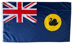 Western Australia Flag 150 x 90 cm West Australian Flag WA With 4 Stitch Lines - Picture 1 of 5